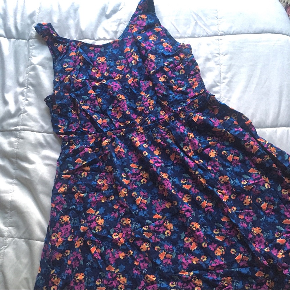 Forever 21 Tie Back Mini Dress